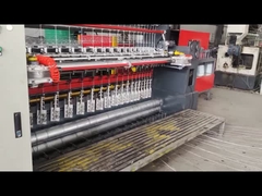 Πλάτος 2440mm σταθερό διάστημα 75mm 220v πλέγματος καλωδίων γραμμών μηχανών φρακτών κόμβων